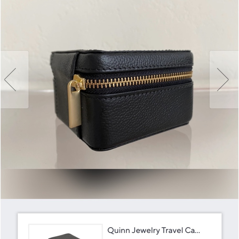 Pottery Barn Quinn Jewelry Box Travel Case NWOT